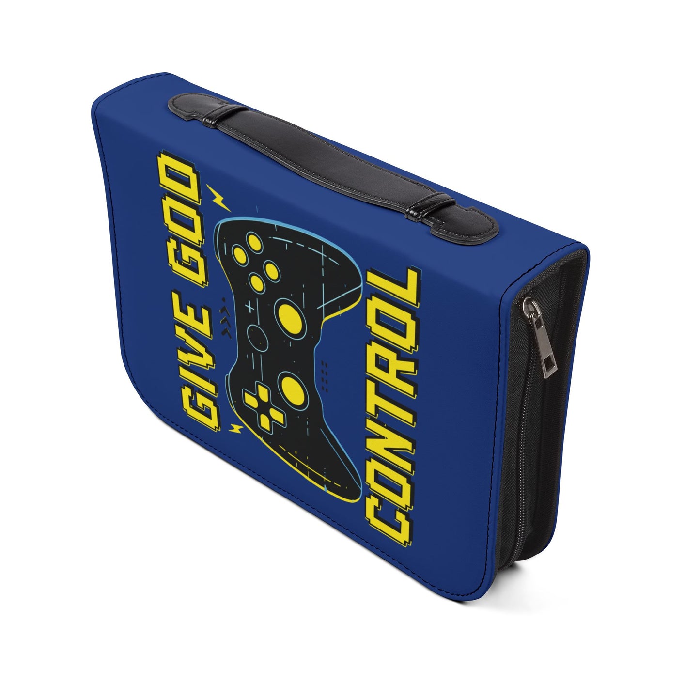 Gaming Bible Cover - Give God Control, Christian Gamer Gift, Religious Accessories, Scripture Case, Faith and Gaming