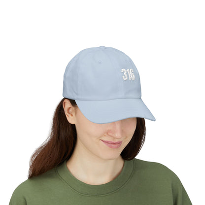 John 316 Christian Hat, Embroidered Dad Cap for Men & Women