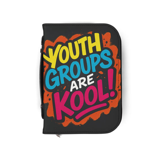 Youth Group Bible Cover | Fun and Colorful Faith Accessory, Perfect for Church Events, Youth Groups, Christian Gifts, Cool Bible Holder