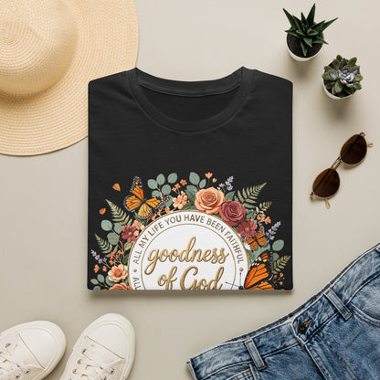Christian Goodness of God Shirt for Women – His Goodness Never Fails Me Faith Ba | Christian shirt | Custom Church Merch
