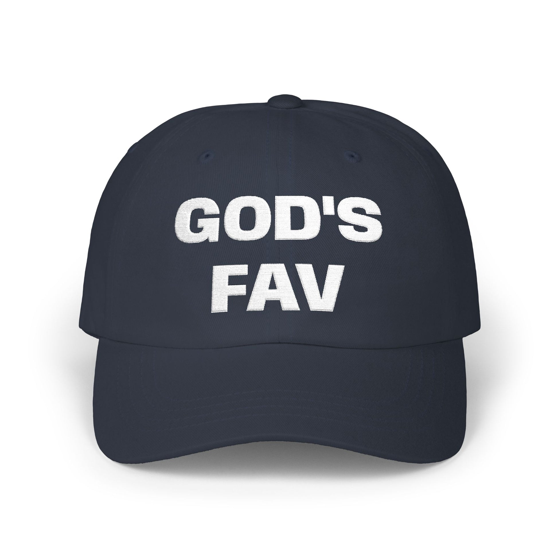 God's Fav Christian Dad Cap — Embroidered Faith Baseball Hat | Christian hat | Custom Church Merch