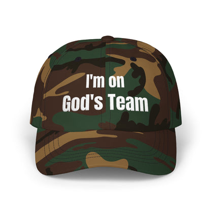 I'm On God's Team Christian Hat, Faith Dad Cap for Men & Women | Christian hat | Custom Church Merch