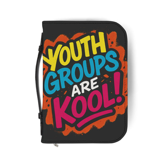 Youth Group Bible Cover | Fun and Colorful Faith Accessory, Perfect for Church Events, Youth Groups, Christian Gifts, Cool Bible Holder