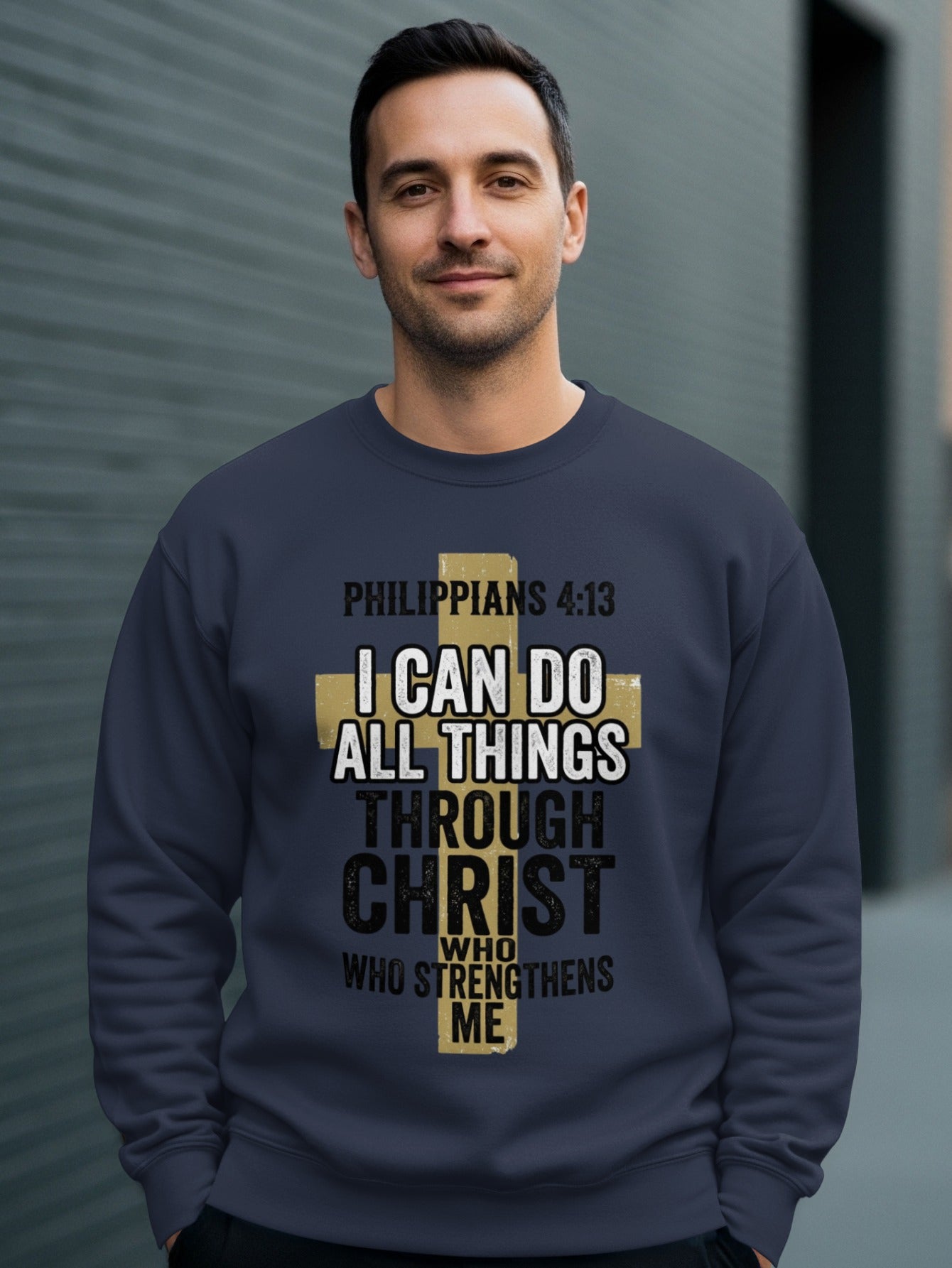 Philippians 4:13 T-Shirt, I Can Do All Things Through Christ, Christian Scriptur | Christian shirt | Custom Church Merch
