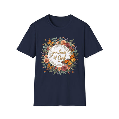 Christian Goodness of God Shirt for Women – His Goodness Never Fails Me Faith Ba | Christian shirt | Custom Church Merch