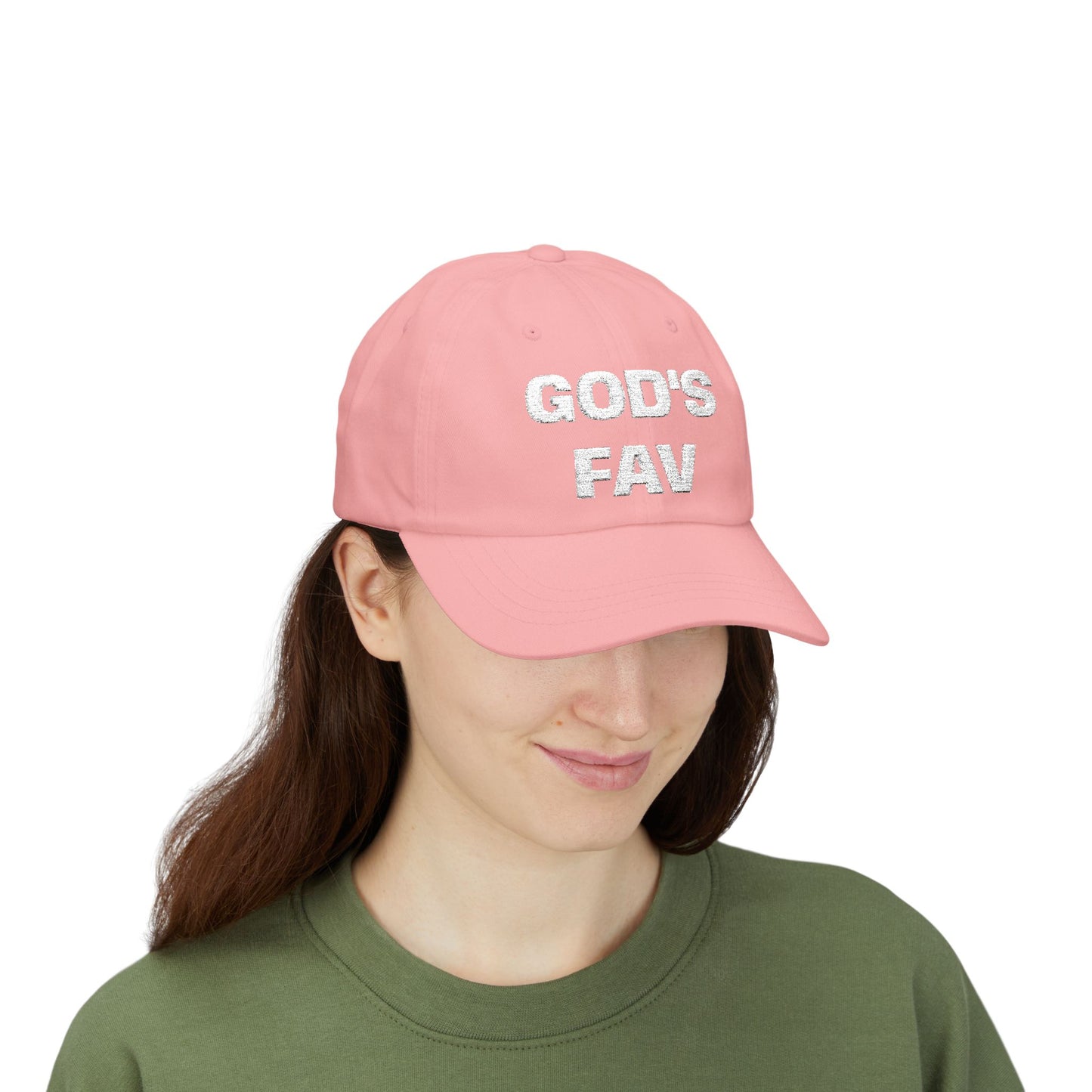 God's Fav Christian Dad Cap — Embroidered Faith Baseball Hat | Christian hat | Custom Church Merch