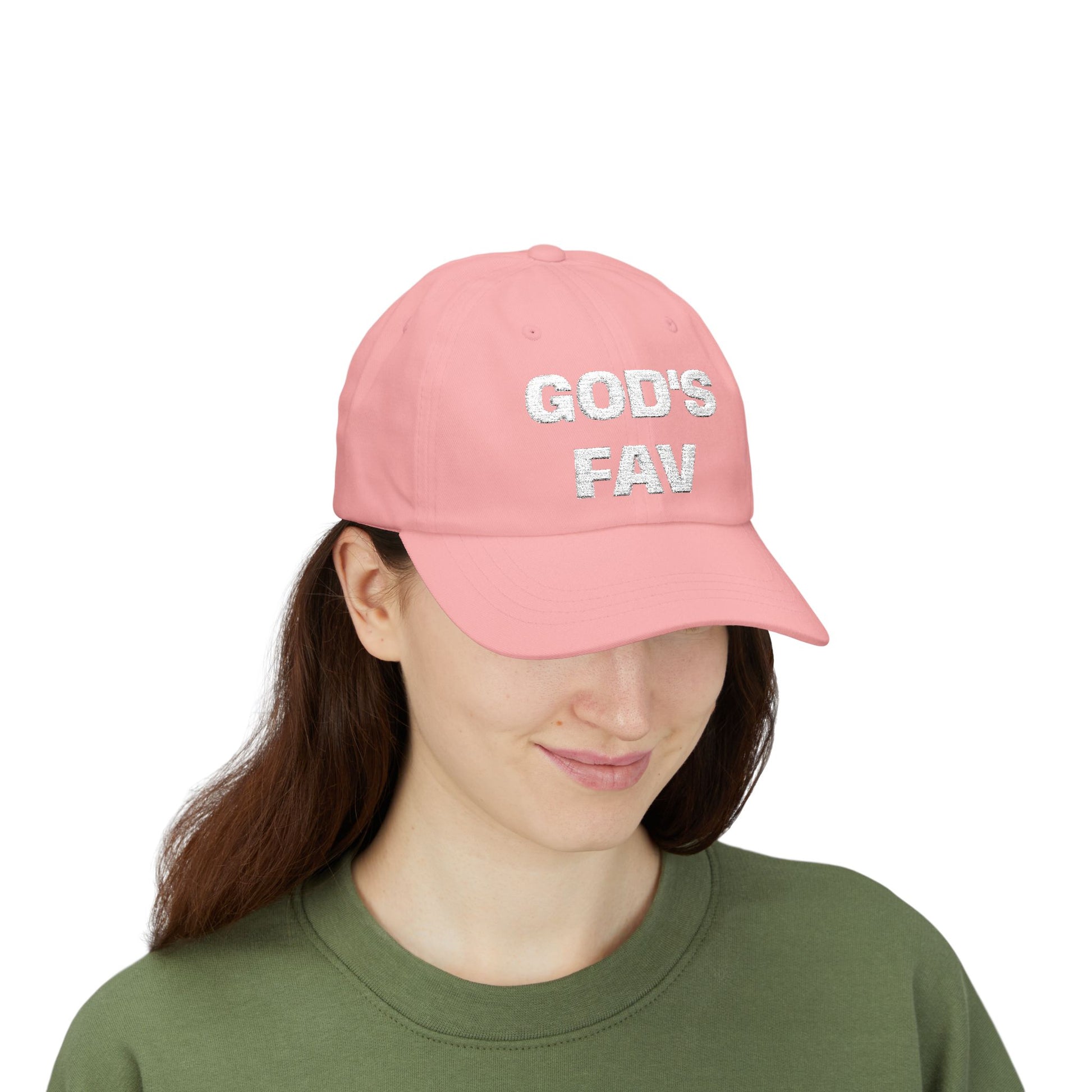 God's Fav Christian Dad Cap — Embroidered Faith Baseball Hat | Christian hat | Custom Church Merch