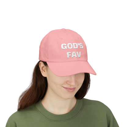 God's Fav Christian Dad Cap — Embroidered Faith Baseball Hat | Christian hat | Custom Church Merch