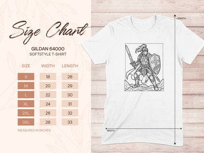 Armor of God T-Shirt Christian Faith Warrior Tee Spiritual Protection Apparel Religious Gift for Him Her Inspirational