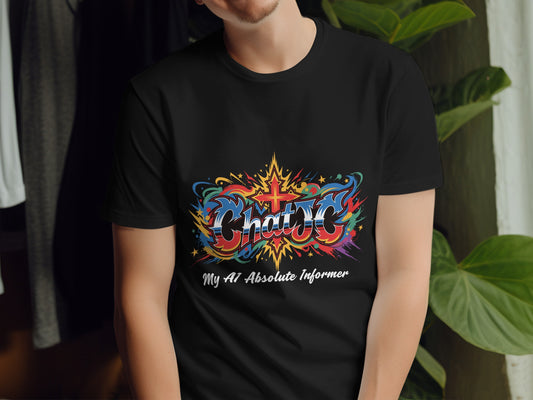 CHATGC My AI Absolute Informer Black T-Shirt product type