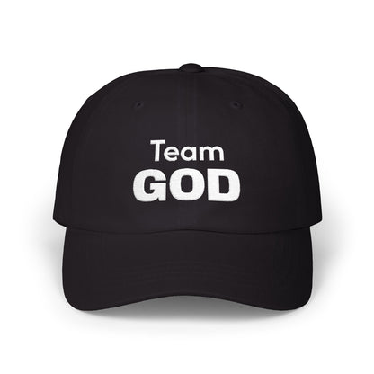Team God Embroidered Faith Baseball Cap | Christian hat | Custom Church Merch
