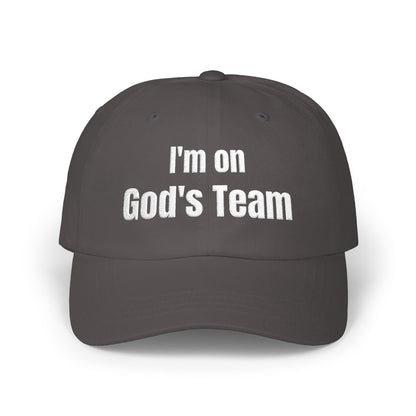 I'm On God's Team Christian Hat, Faith Dad Cap for Men & Women | Christian hat | Custom Church Merch
