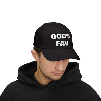 God's Fav Christian Dad Cap — Embroidered Faith Baseball Hat | Christian hat | Custom Church Merch