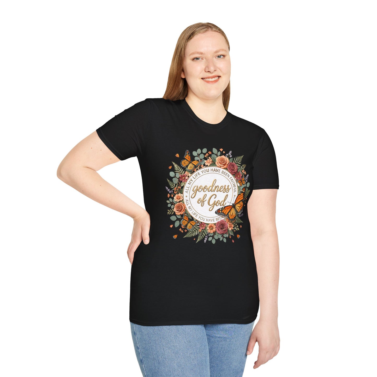 Christian Goodness of God Shirt for Women – His Goodness Never Fails Me Faith Ba | Christian shirt | Custom Church Merch