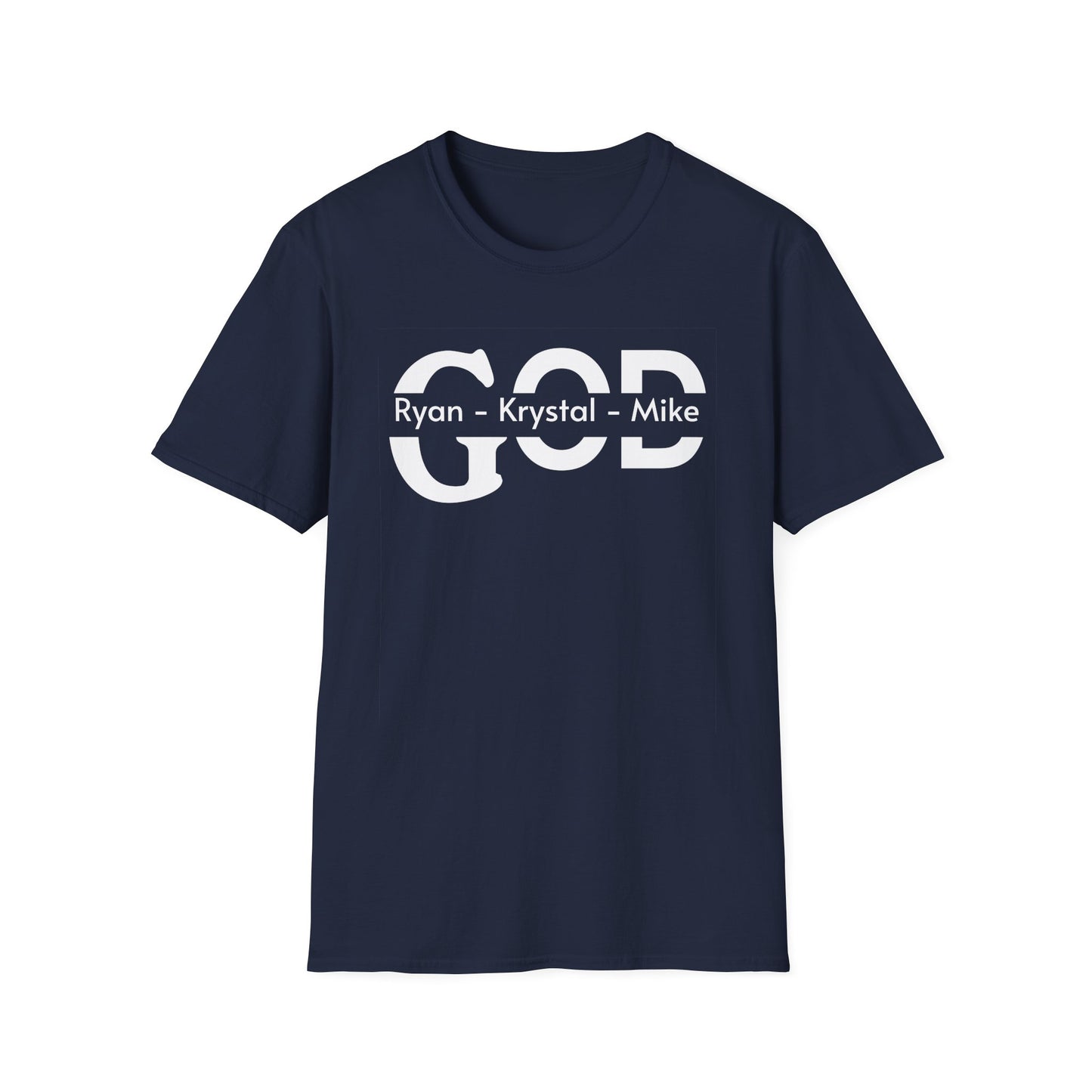 Personalized God Name Stripe T-Shirt — Add Kids Names Faith Tee (e.g., Ryan • Kr | Christian shirt | Custom Church Merch