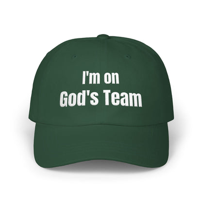 I'm On God's Team Christian Hat, Faith Dad Cap for Men & Women | Christian hat | Custom Church Merch