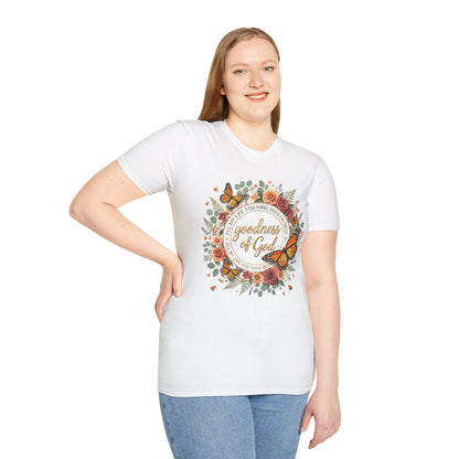 Christian Goodness of God Shirt for Women – His Goodness Never Fails Me Faith Ba | Christian shirt | Custom Church Merch