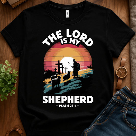 Lord Is My Shepherd V2bb - Black