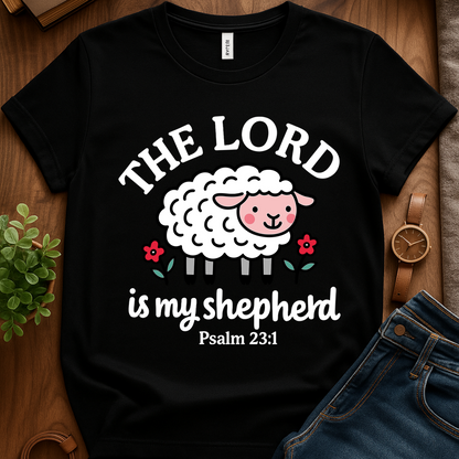 The Lord Is My Shepherd V1b - Black