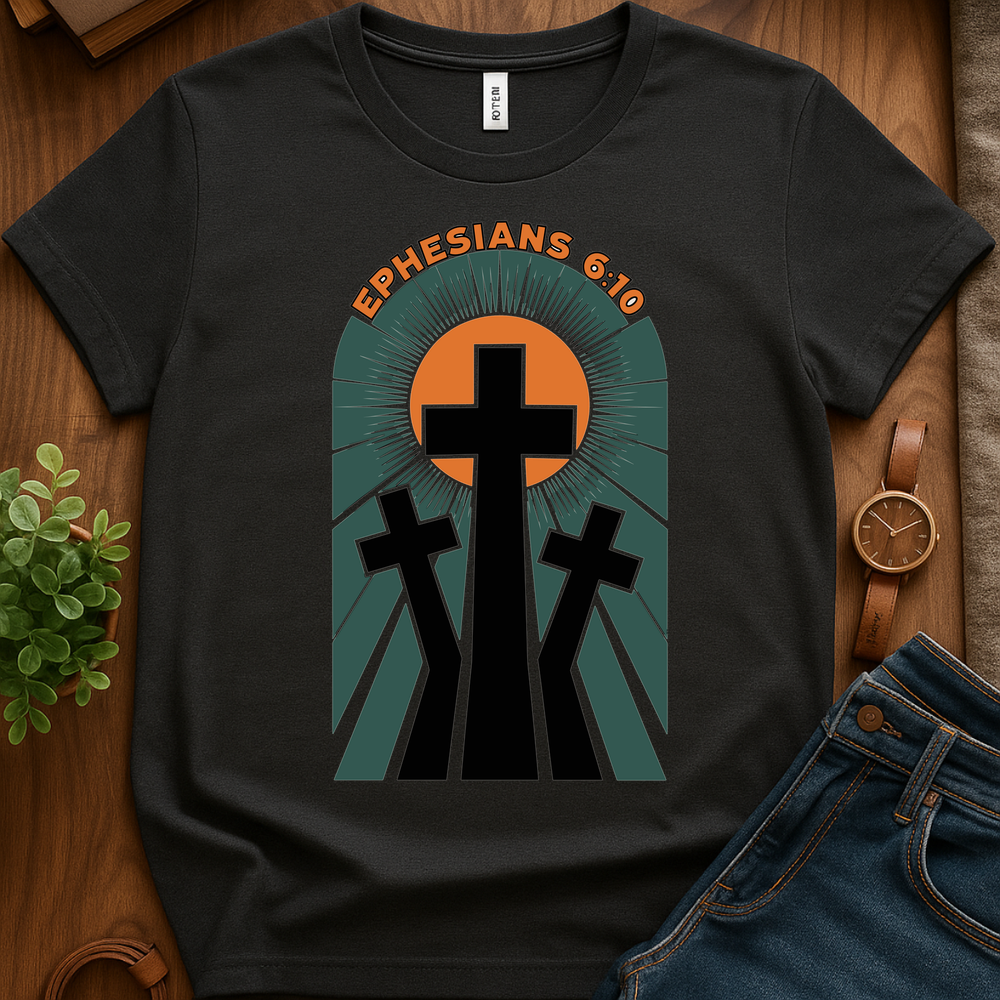 Ephesians 6 10 V1 Print - Dark Heather