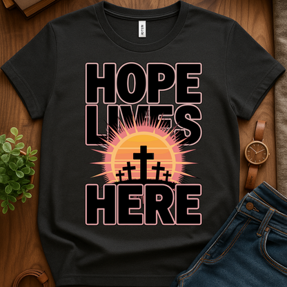 Hope Lives V1 Print - Dark Heather
