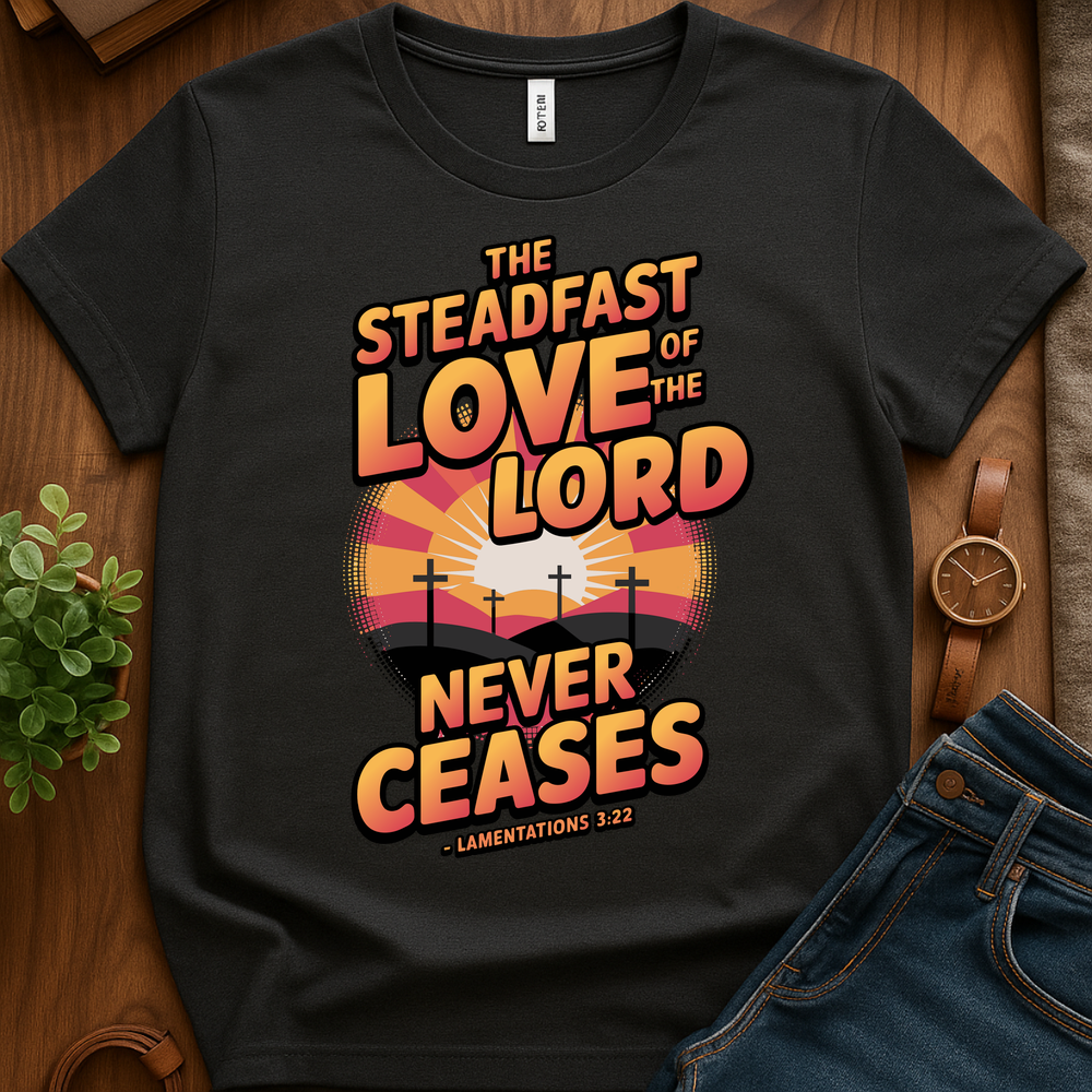The Steadfast Love Of The Lord V2 Print - Dark Heather