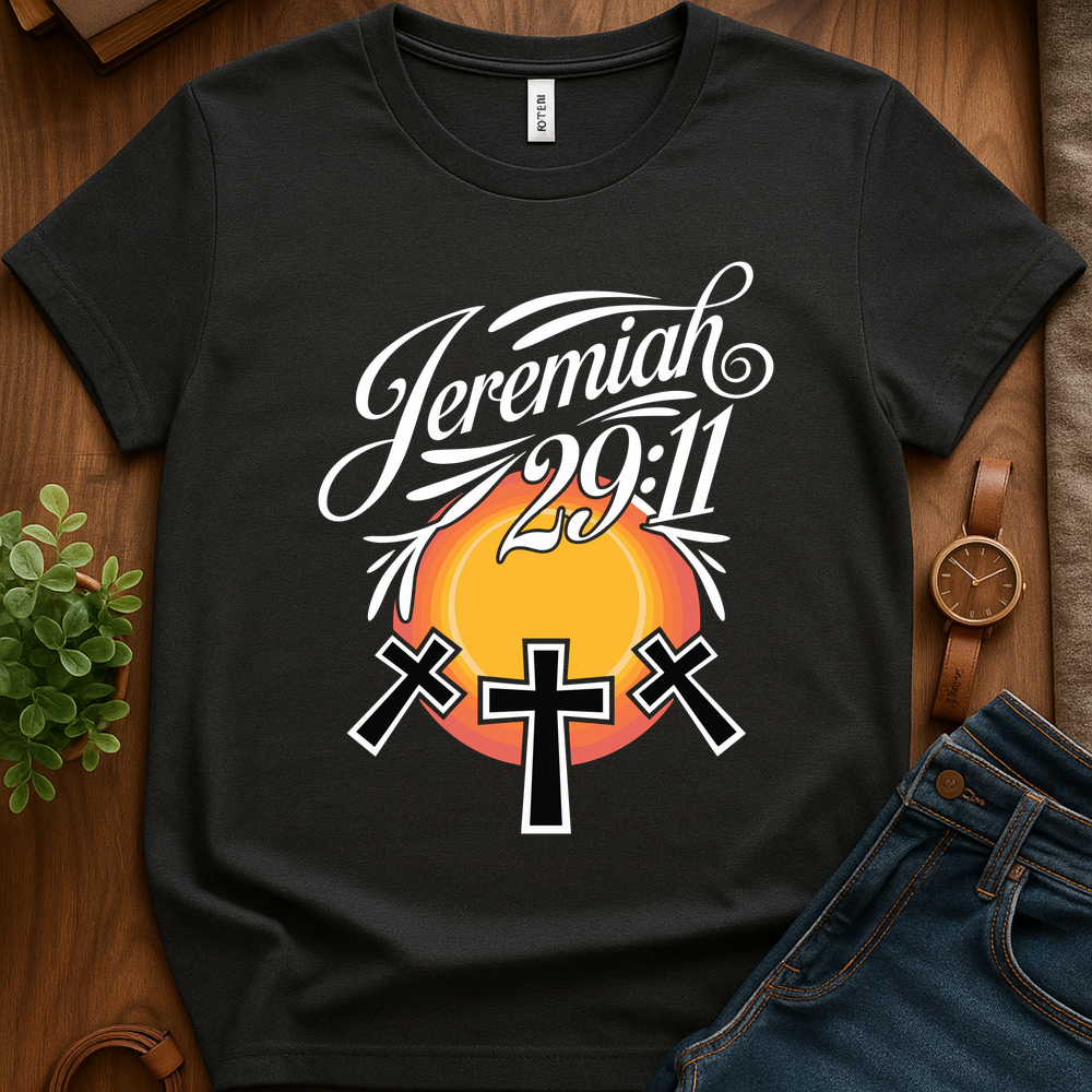 Jeremiah 29 11 V1b Print - Dark Heather