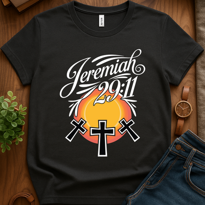 Jeremiah 29 11 V1b Print - Dark Heather