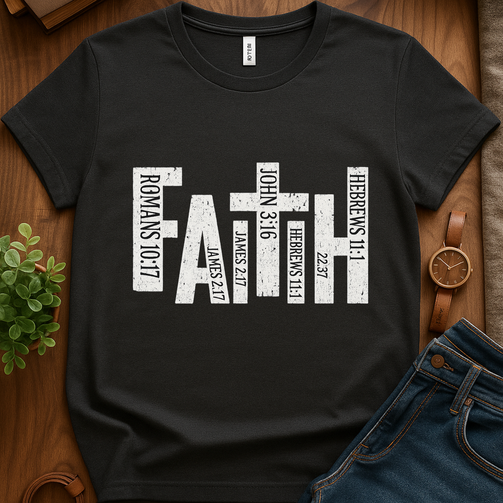 Text Scripture In Letters V1 - Dark Heather