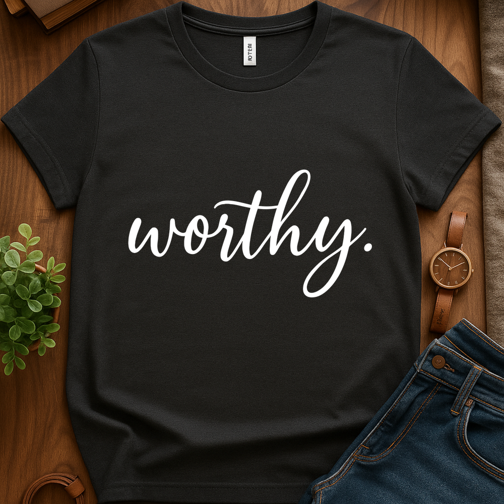 Text Worthy V1b - Dark Heather