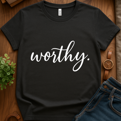 Text Worthy V1b - Dark Heather