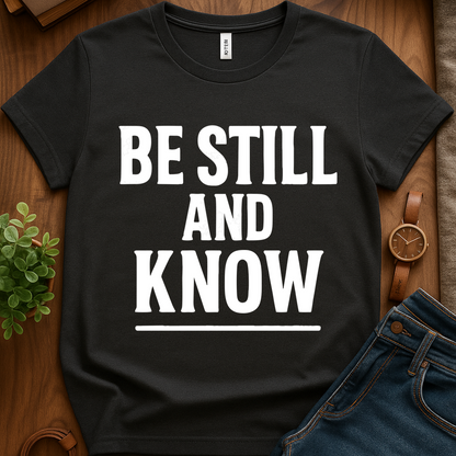 Be Still And Know V1b - Dark Heather