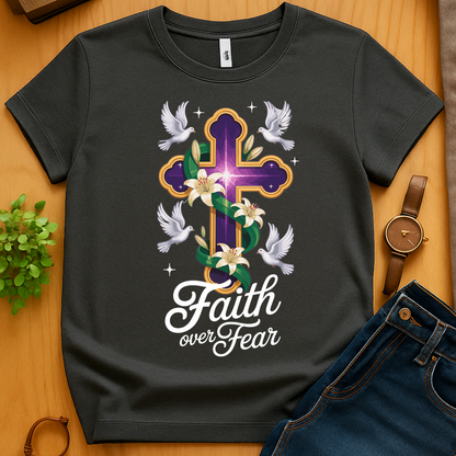 Faith Over Fear B - Dark Heather
