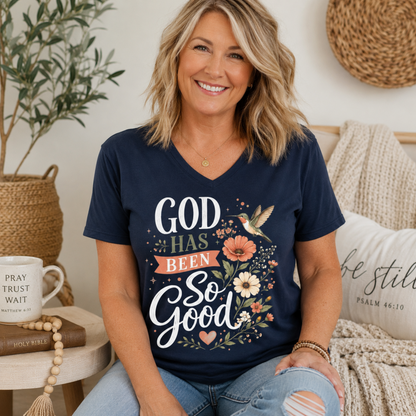 Floral Hummingbird Faith Shirt | Christian shirt | Custom Church Merch