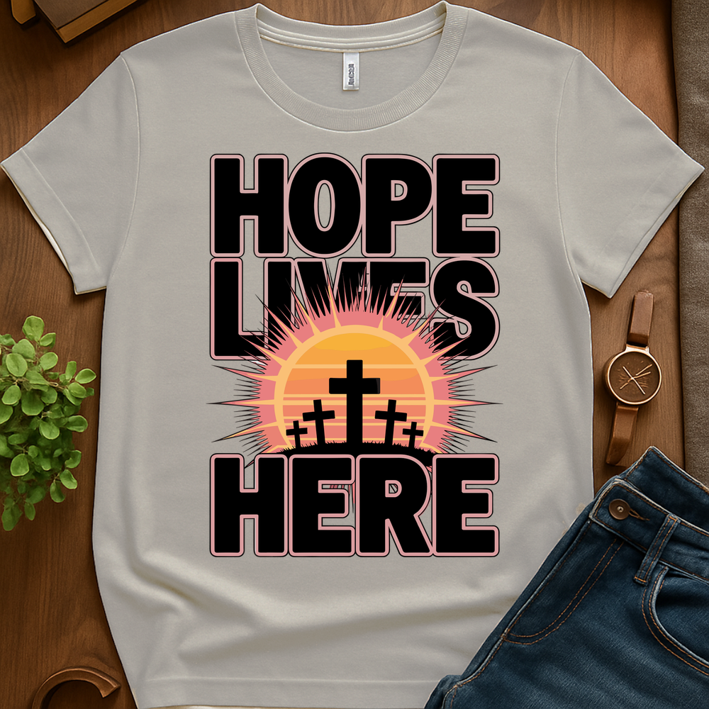 Hope Lives V1 Print - Ice Grey