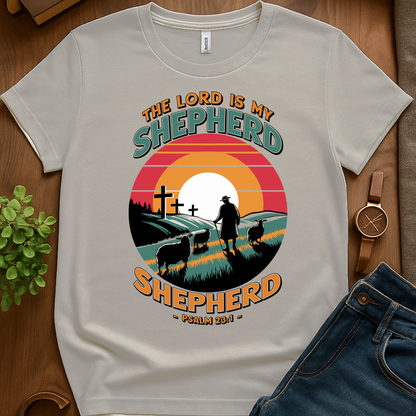 Lord Is My Shepherd V2a Print - Ice Grey