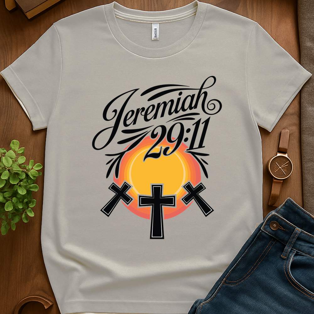 Jeremiah 29 11 V1b Print - Ice Grey