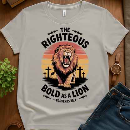 Bold As A Lion V3b Print - Ice Grey