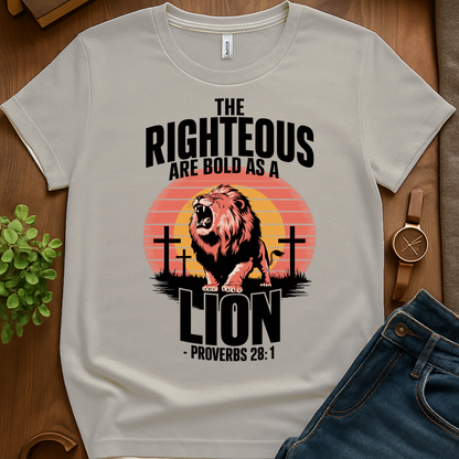 Bold As A Lion V4b Print - Ice Grey