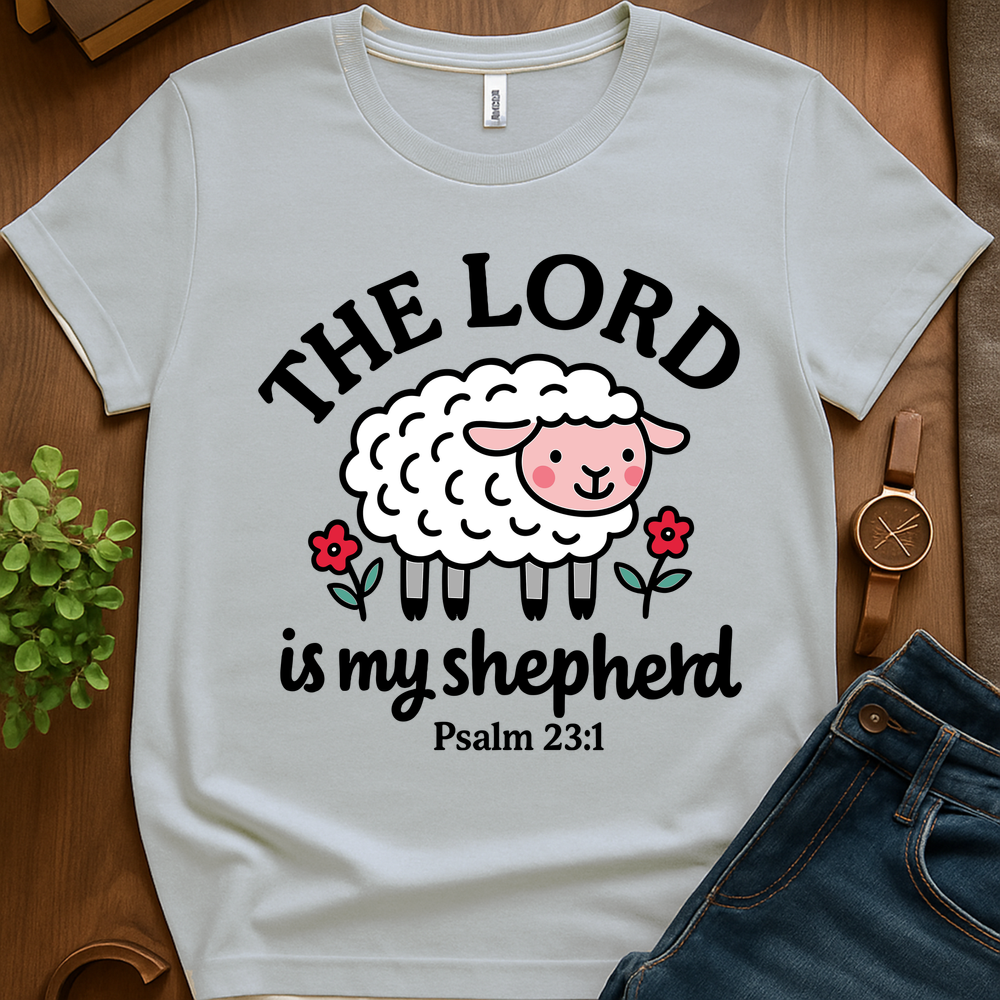 The Lord Is My Shepherd V1b - Ice Grey