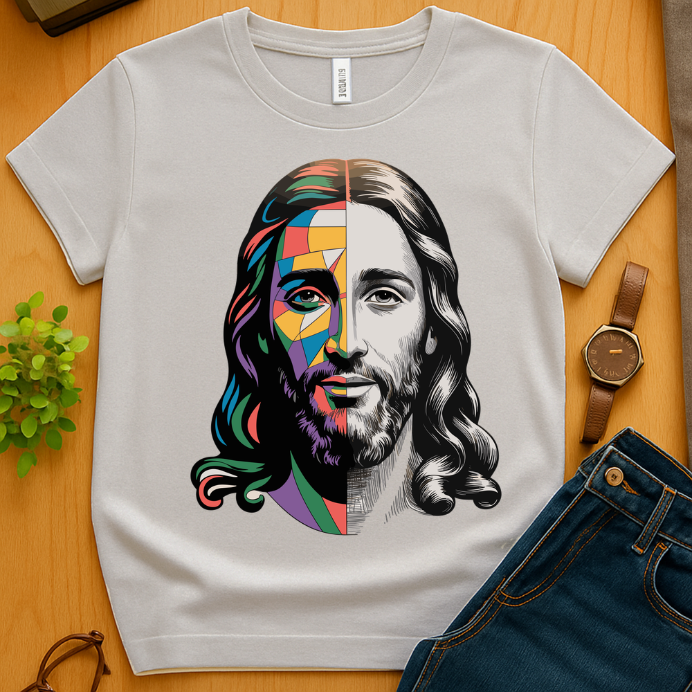 Jesus Colored And Sketched V1 - Ice Grey