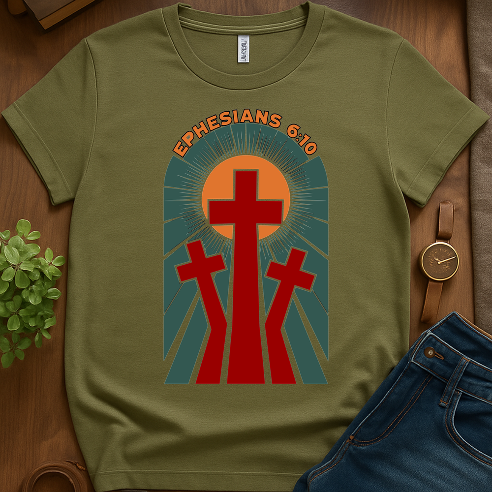 Ephesians 6 10 V1b Print - Military Green