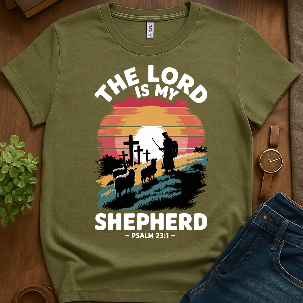 Lord Is My Shepherd V2bb - Military Green