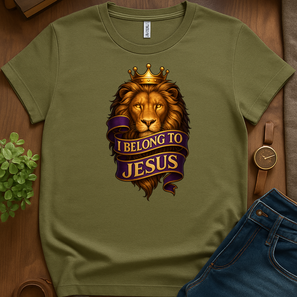 I Belong To Jesus V1 - Military Green