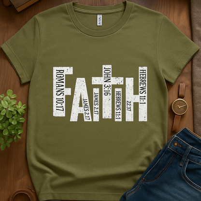 Text Scripture In Letters V1 - Military Green