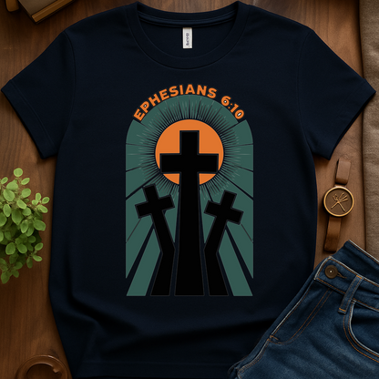 Ephesians 6 10 V1 Print - Navy