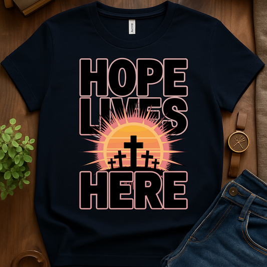 Hope Lives V1 Print - Navy