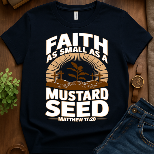 Mustard Seed V2b Print - Navy