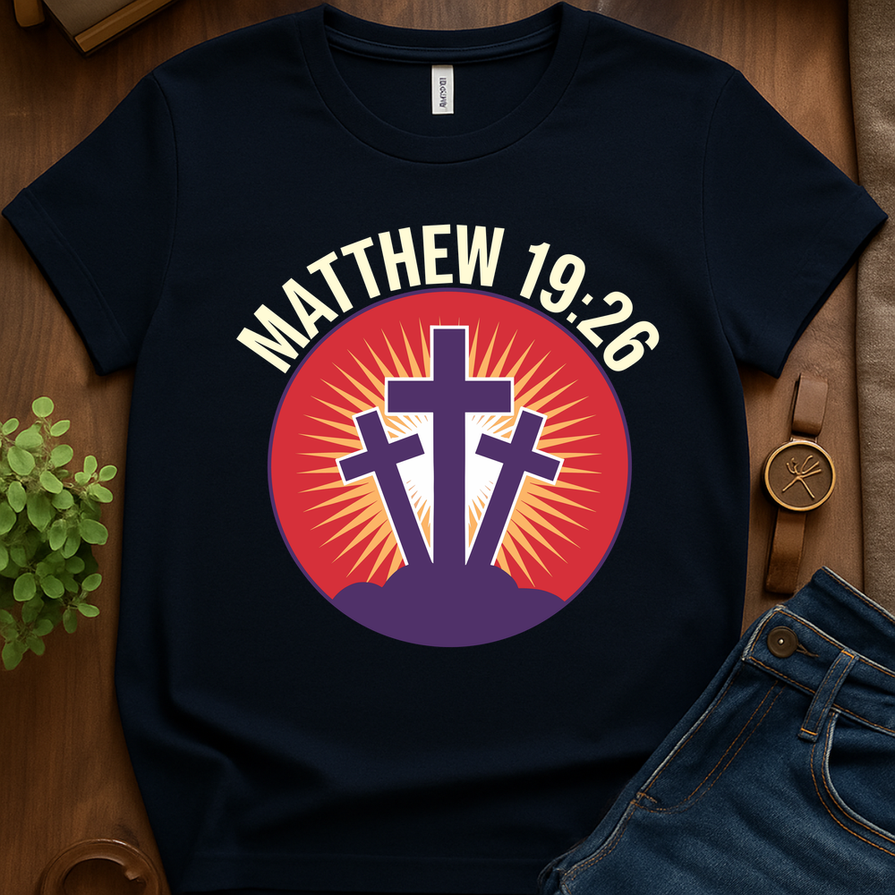 Mathew 19 26 V2b - Navy