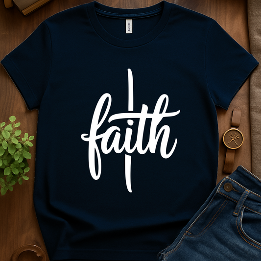 Text Only Faith V1b - Navy